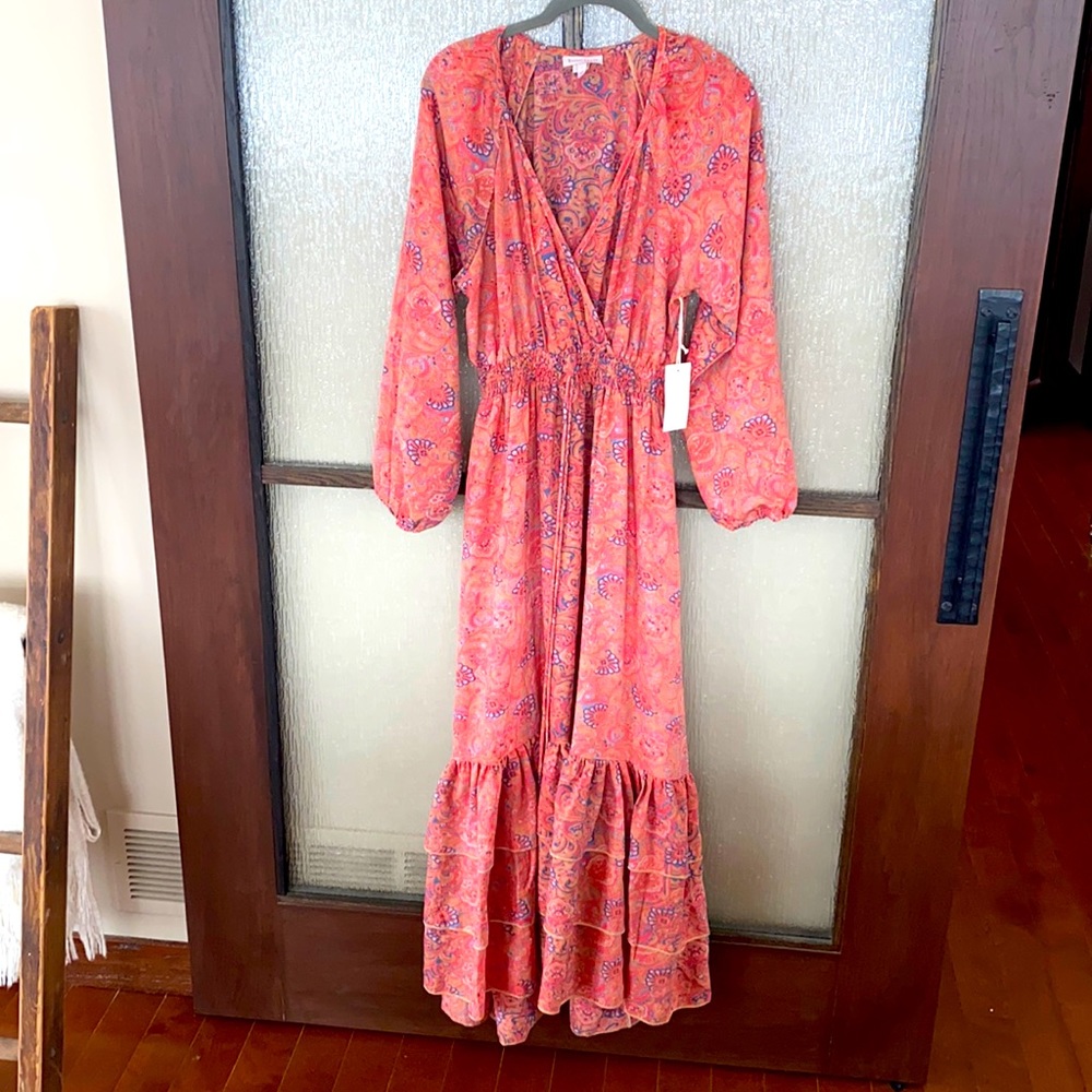 Anthropologie dress by Boemo size Med petite. Beautiful full skirt. NWT